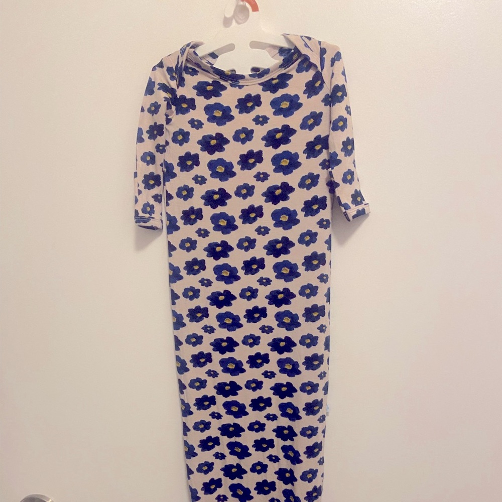 Posh Peanut Blue Floral Gown 💫
